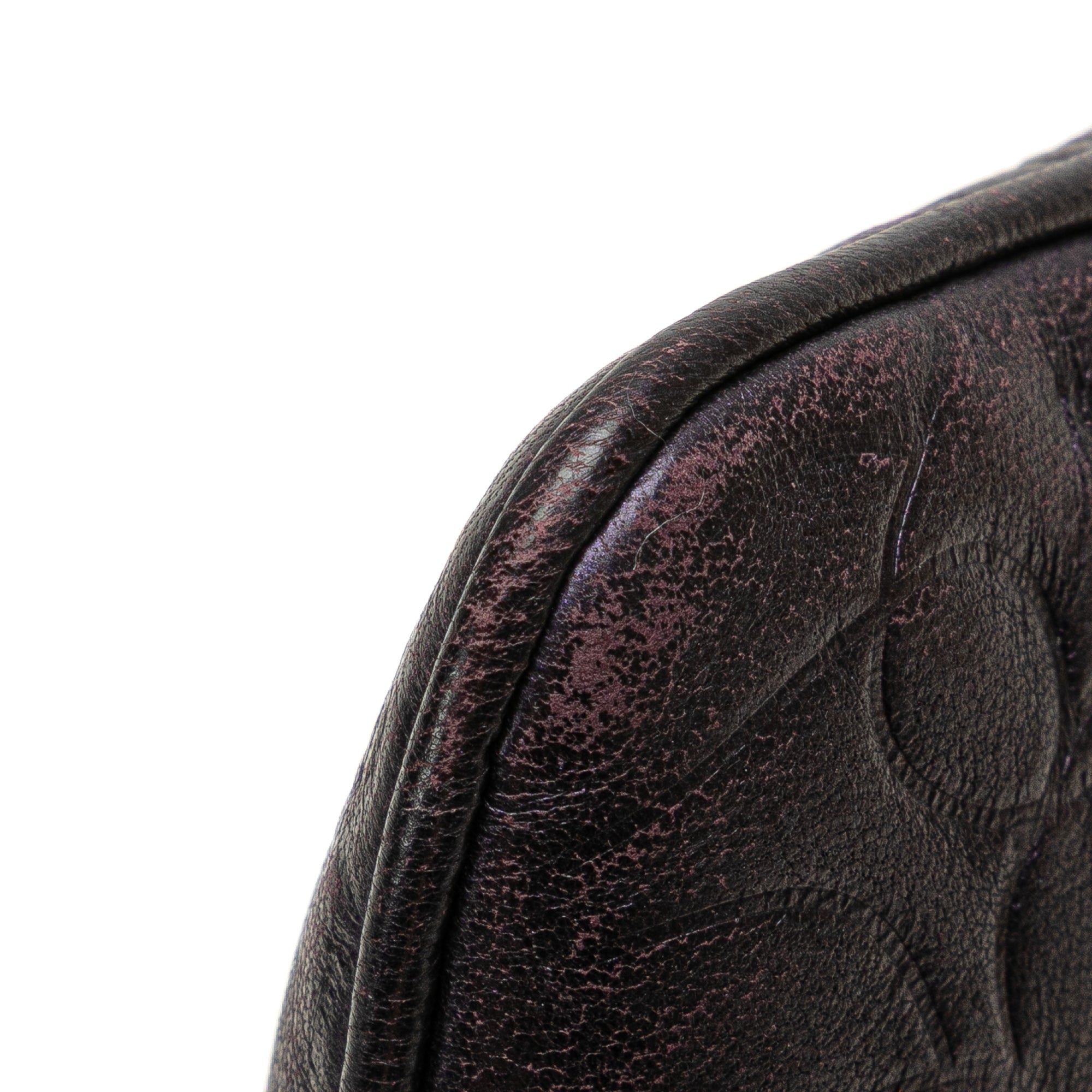 Embossed Lambskin Camellia Chain Pochette