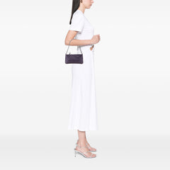 Embossed Lambskin Camellia Chain Pochette