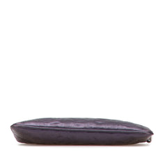 Embossed Lambskin Camellia Chain Pochette