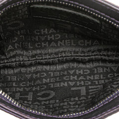 Embossed Lambskin Camellia Chain Pochette