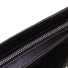 Embossed Lambskin Camellia Chain Pochette