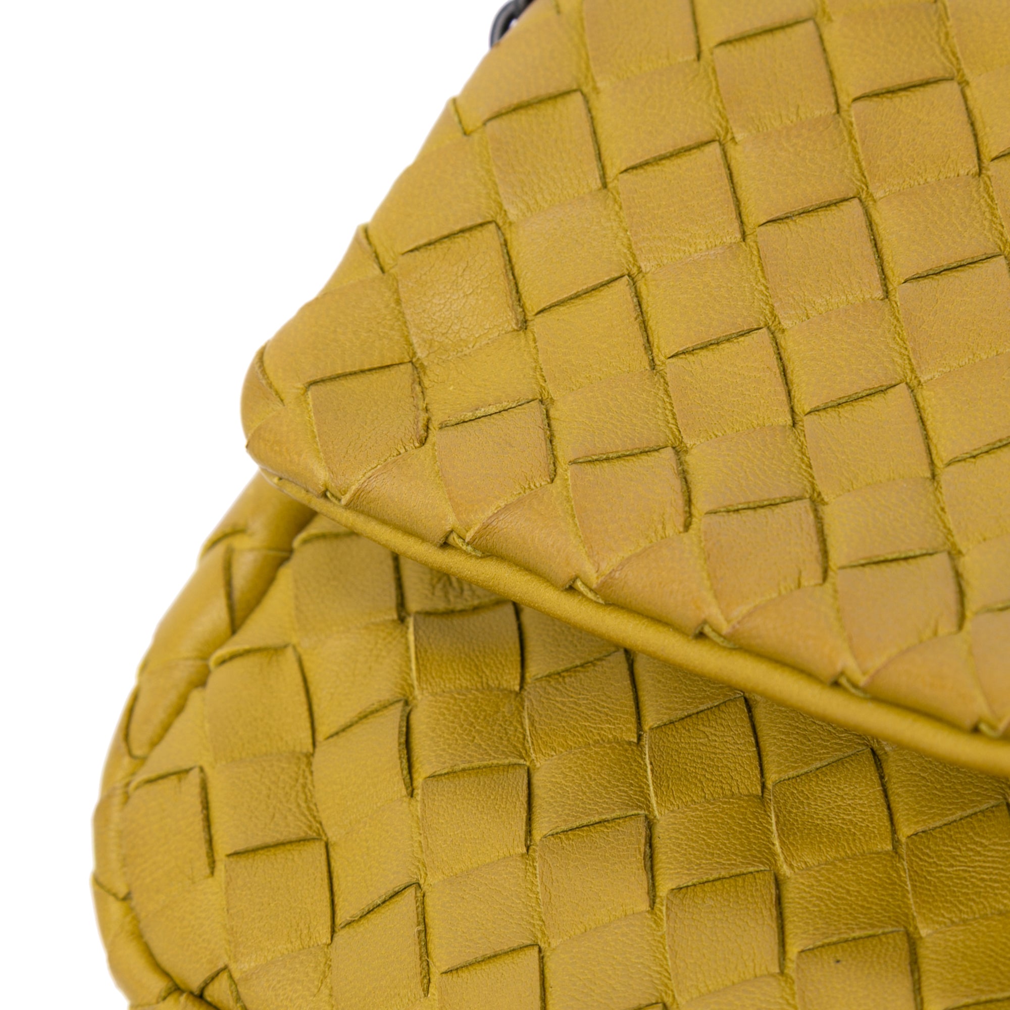 Mini Nappa Intrecciato Expandable Chain Flap Crossbody