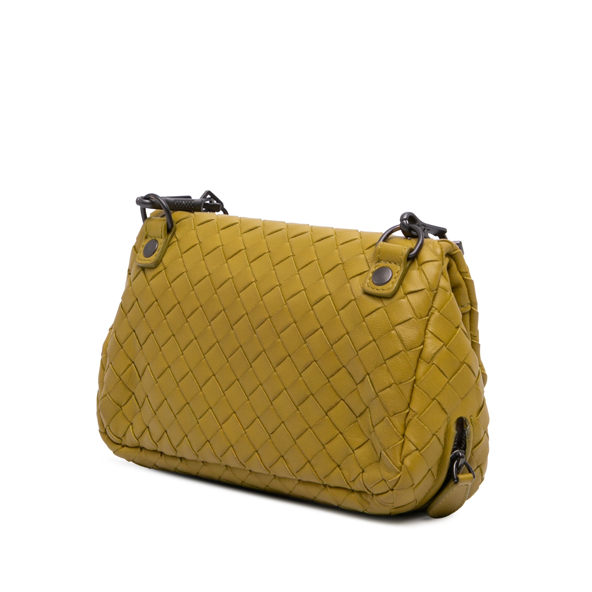 Mini Nappa Intrecciato Expandable Chain Flap Crossbody
