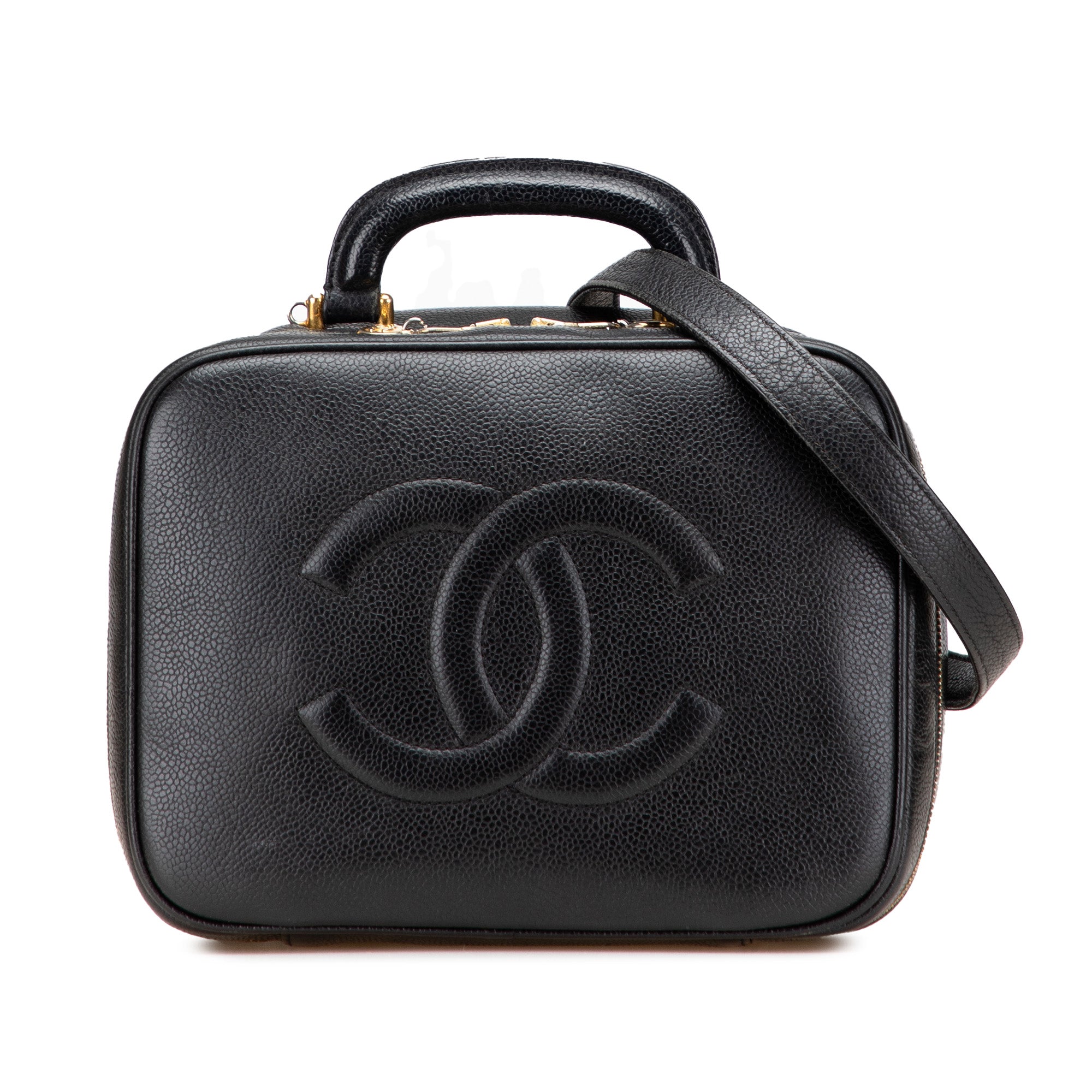 CC Caviar Vanity Case