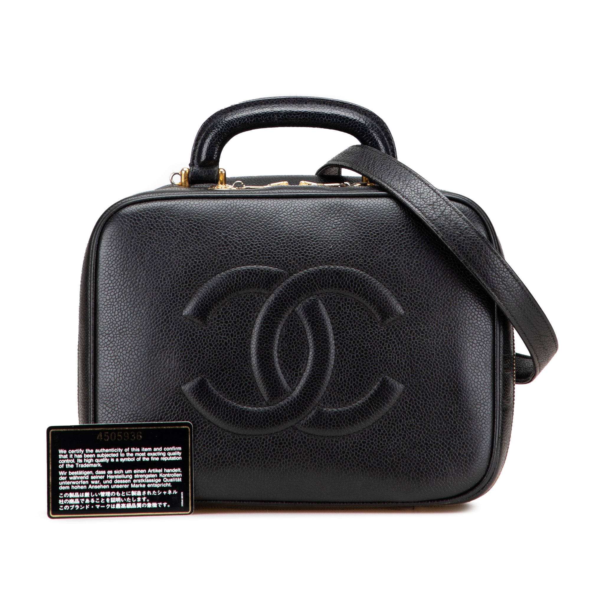CC Caviar Vanity Case