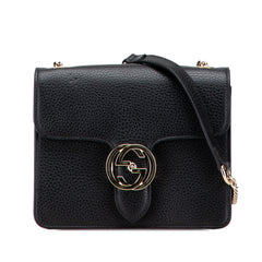 Small Dollar Calfskin Interlocking G Crossbody