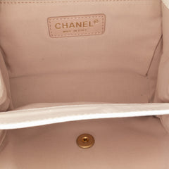 CC Quilted Aged Calfskin Accordion Flap