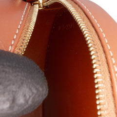 Small Calfskin Cuir Triomphe Oval Crossbody