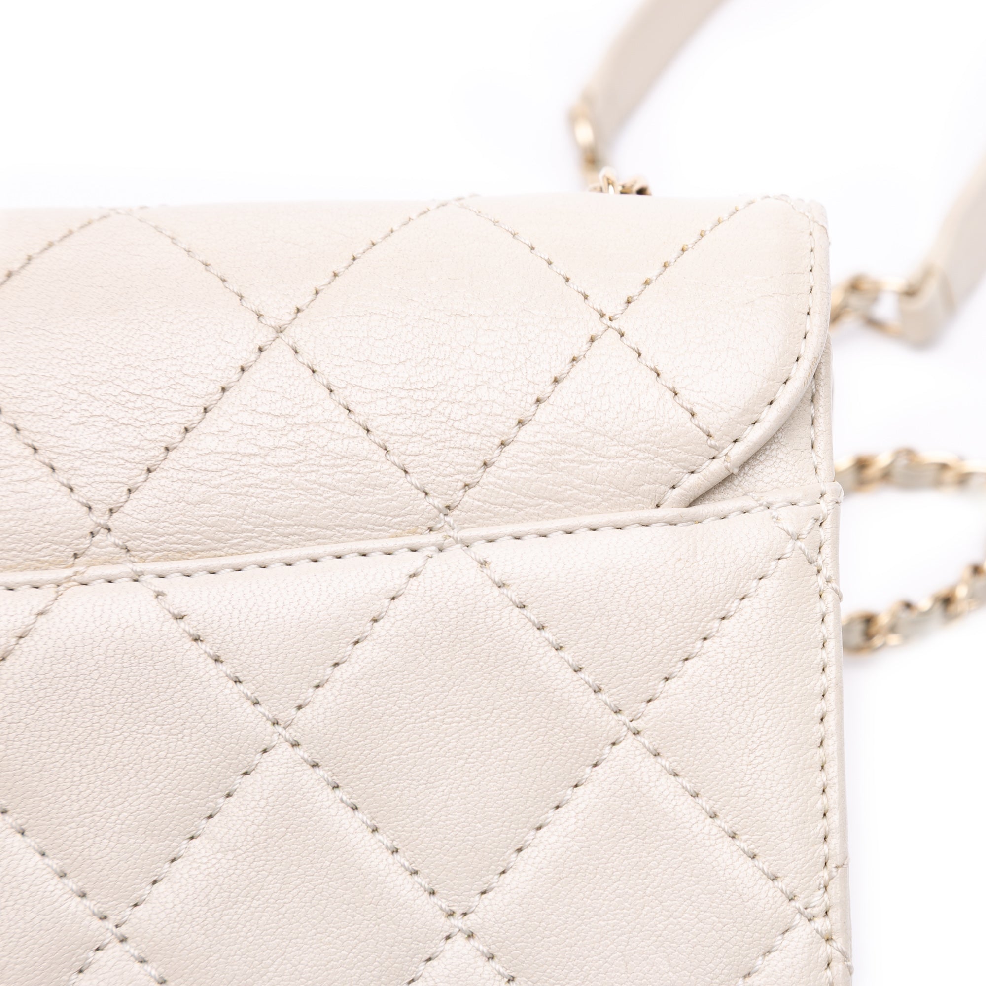 Mini Lambskin Beauty Lock Flap