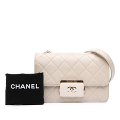 Mini Lambskin Beauty Lock Flap