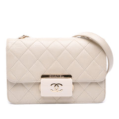 Mini Lambskin Beauty Lock Flap