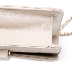 Mini Lambskin Beauty Lock Flap