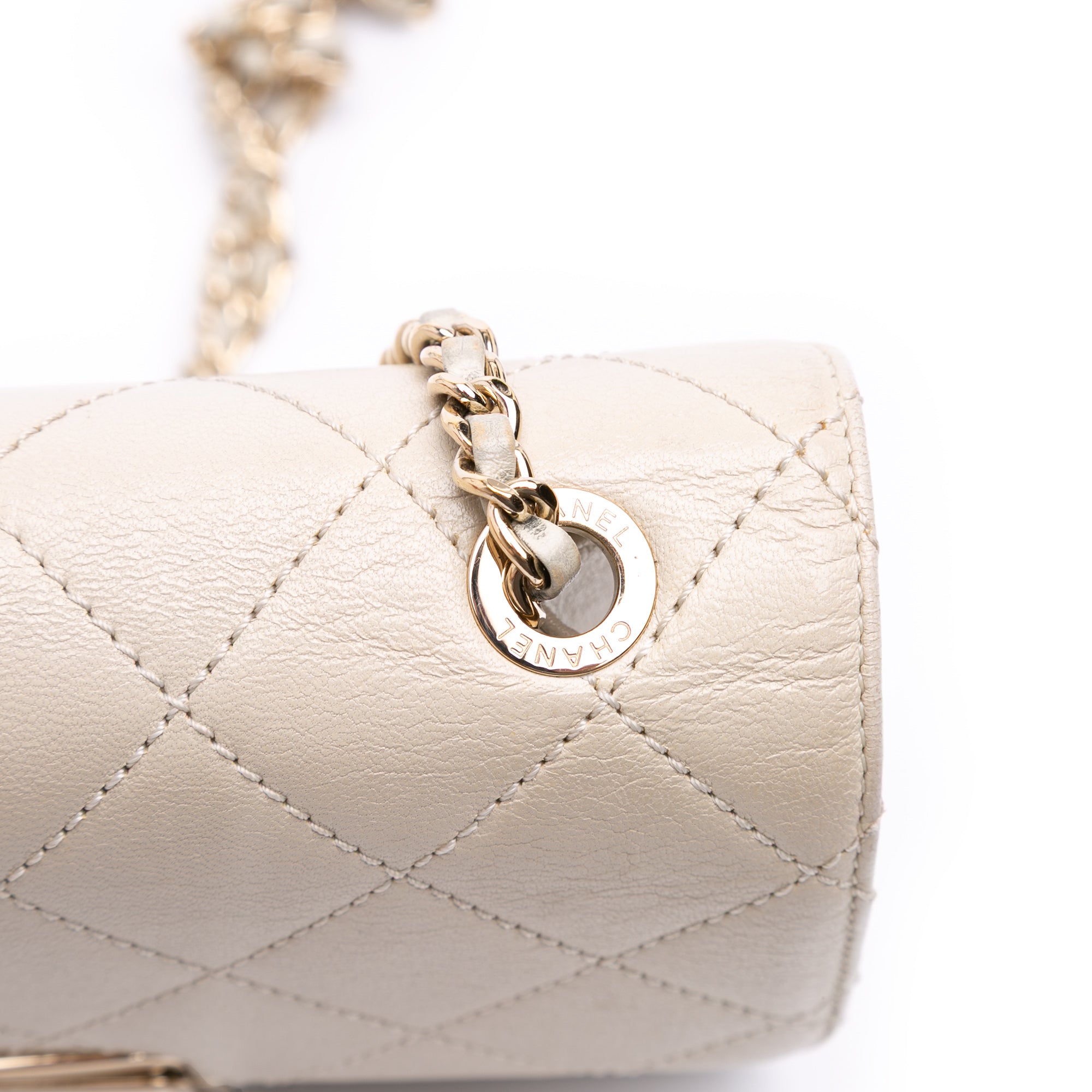 Mini Lambskin Beauty Lock Flap