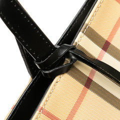 House Check Coated Canvas Tote