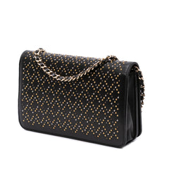 CC Studded Lambskin Wallet on Chain