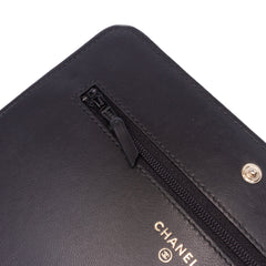 CC Studded Lambskin Wallet on Chain