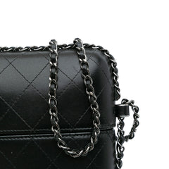 CC Quilted Lambskin Chain Around Phone Holder