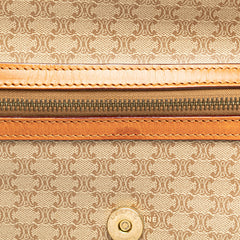 Macadam Coated Canvas Clutch