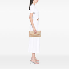 Macadam Coated Canvas Clutch