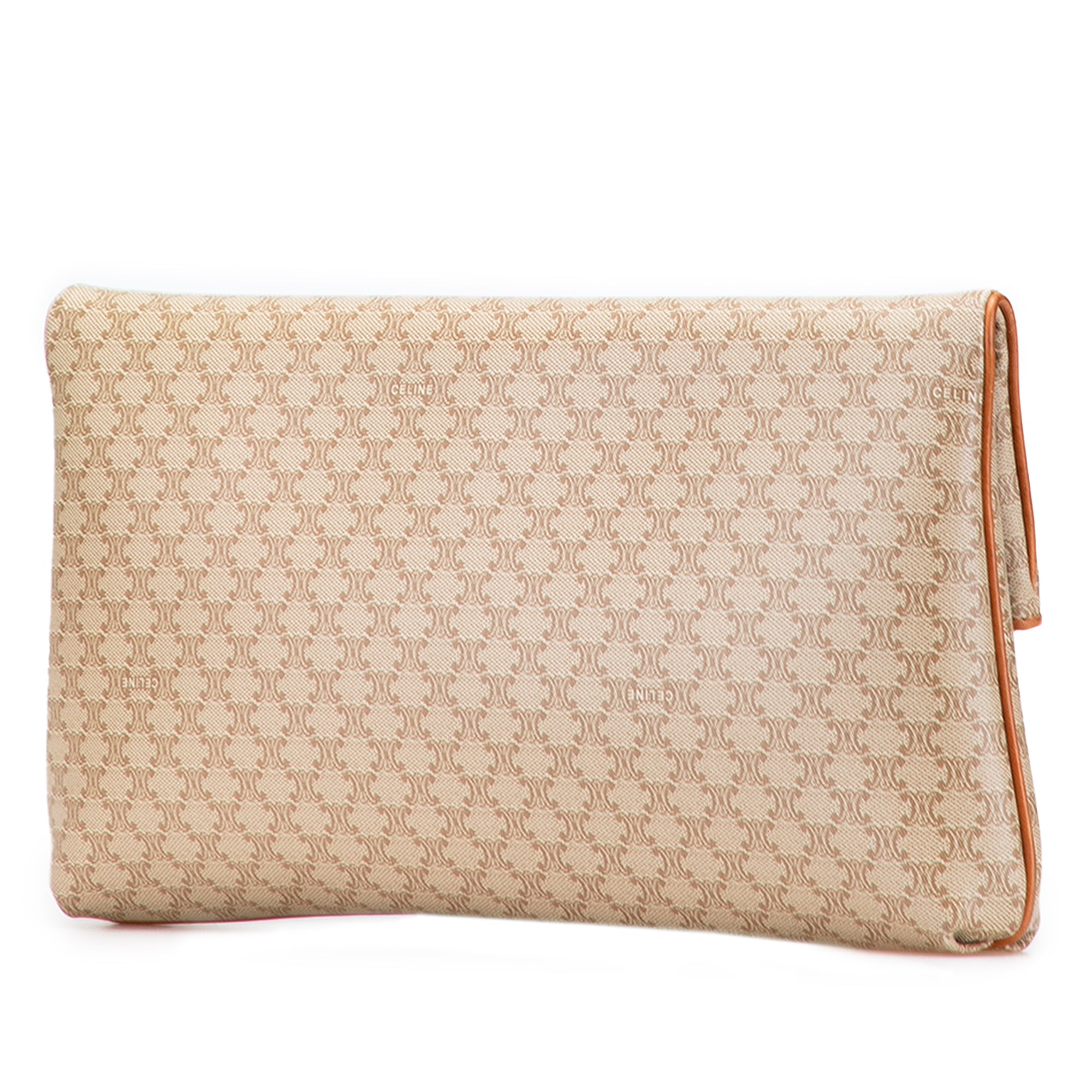 Macadam Coated Canvas Clutch
