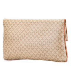 Macadam Coated Canvas Clutch