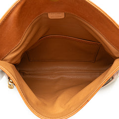 Macadam Coated Canvas Clutch