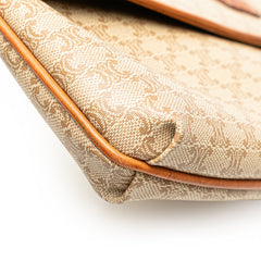 Macadam Coated Canvas Clutch