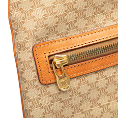 Macadam Coated Canvas Clutch