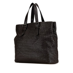 Nappa Intrecciato Belted Tote