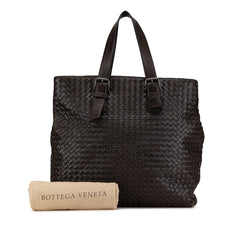 Nappa Intrecciato Belted Tote