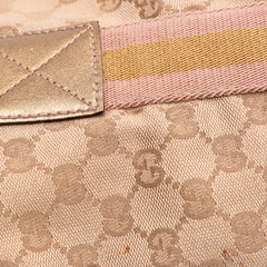 GG Canvas Web Tote