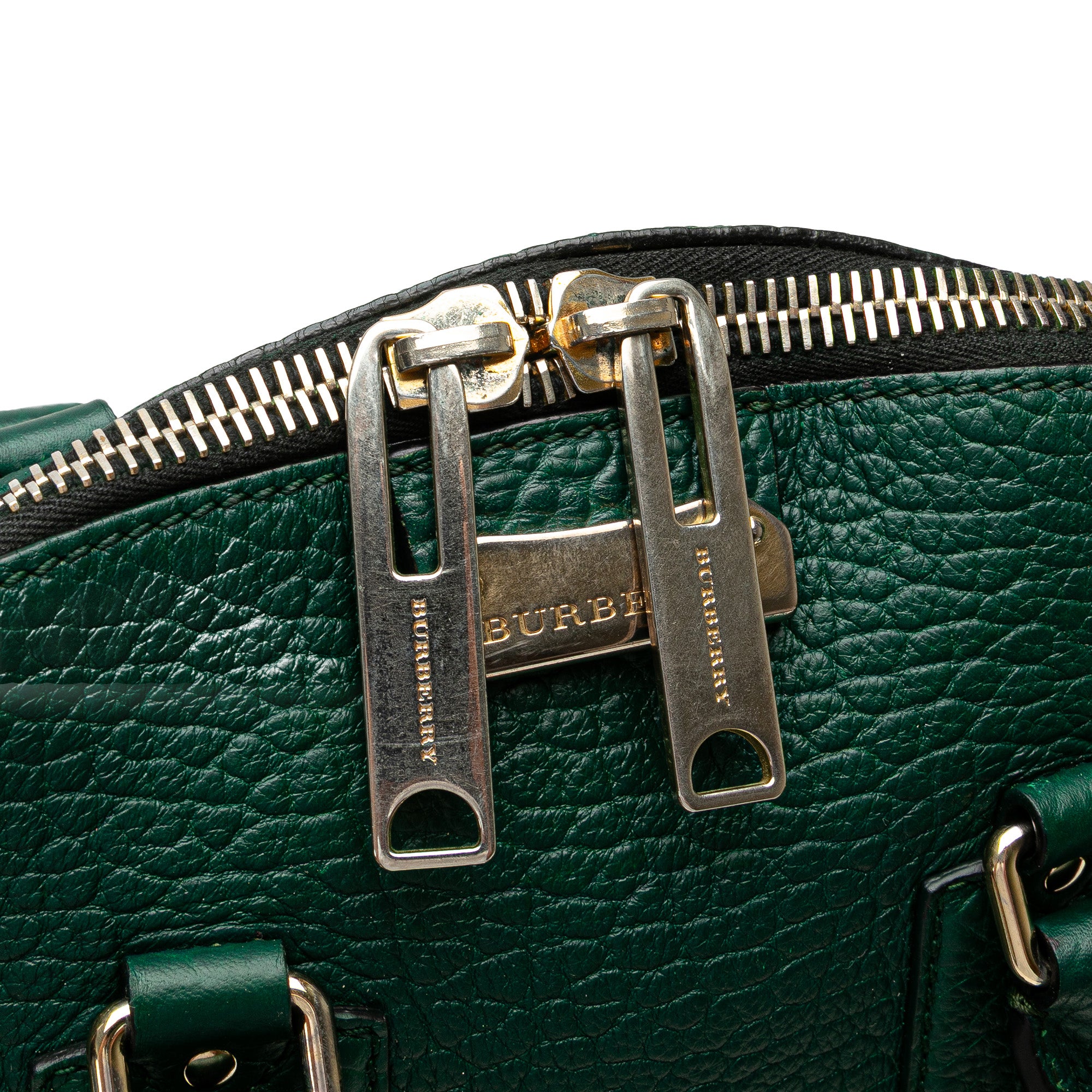 Large Grained Calfskin Heritage Orchard Bowling Bag