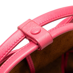 Mini Paper Calfskin Intrecciato Arco Satchel