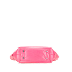 Mini Paper Calfskin Intrecciato Arco Satchel