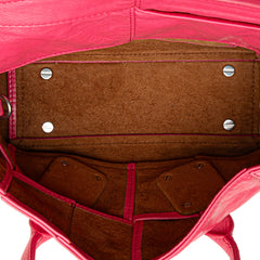 Mini Paper Calfskin Intrecciato Arco Satchel