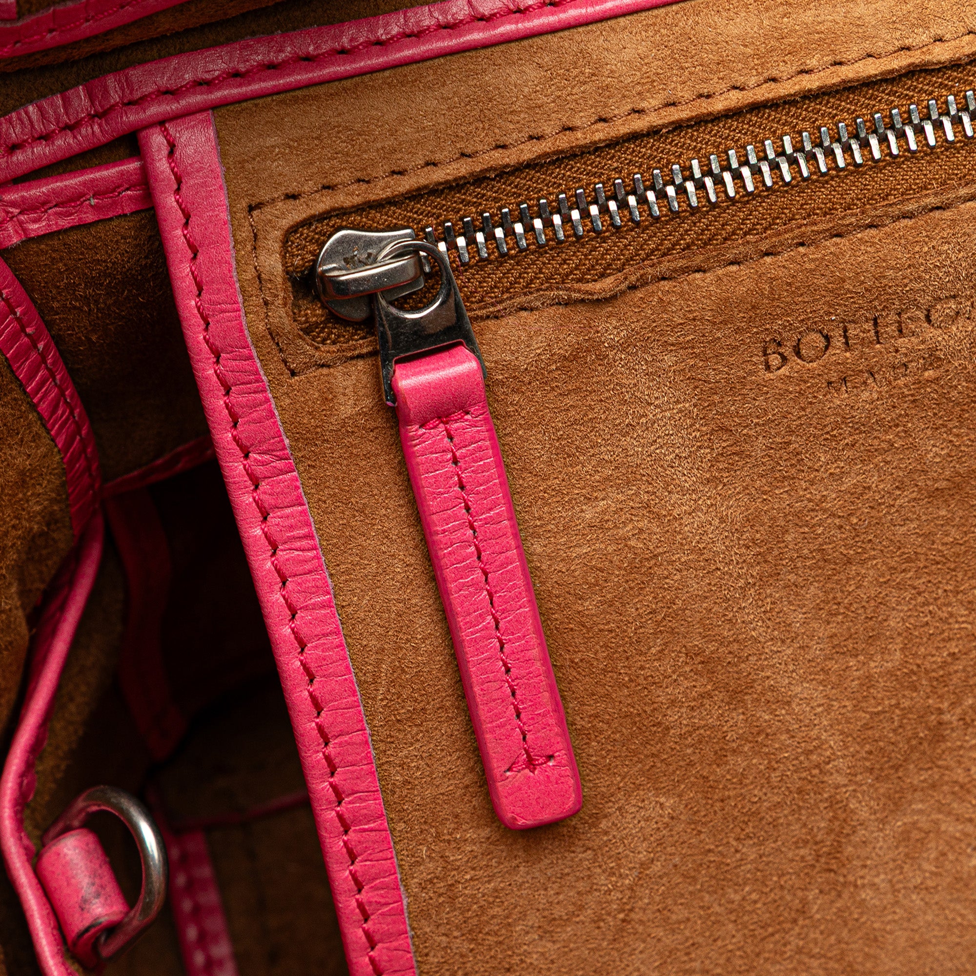 Mini Paper Calfskin Intrecciato Arco Satchel