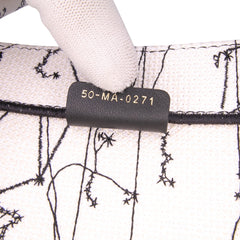Large Embroidered Canvas Zodiac Book Tote