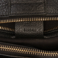 Medium Calfskin Bamboo Shopper Satchel