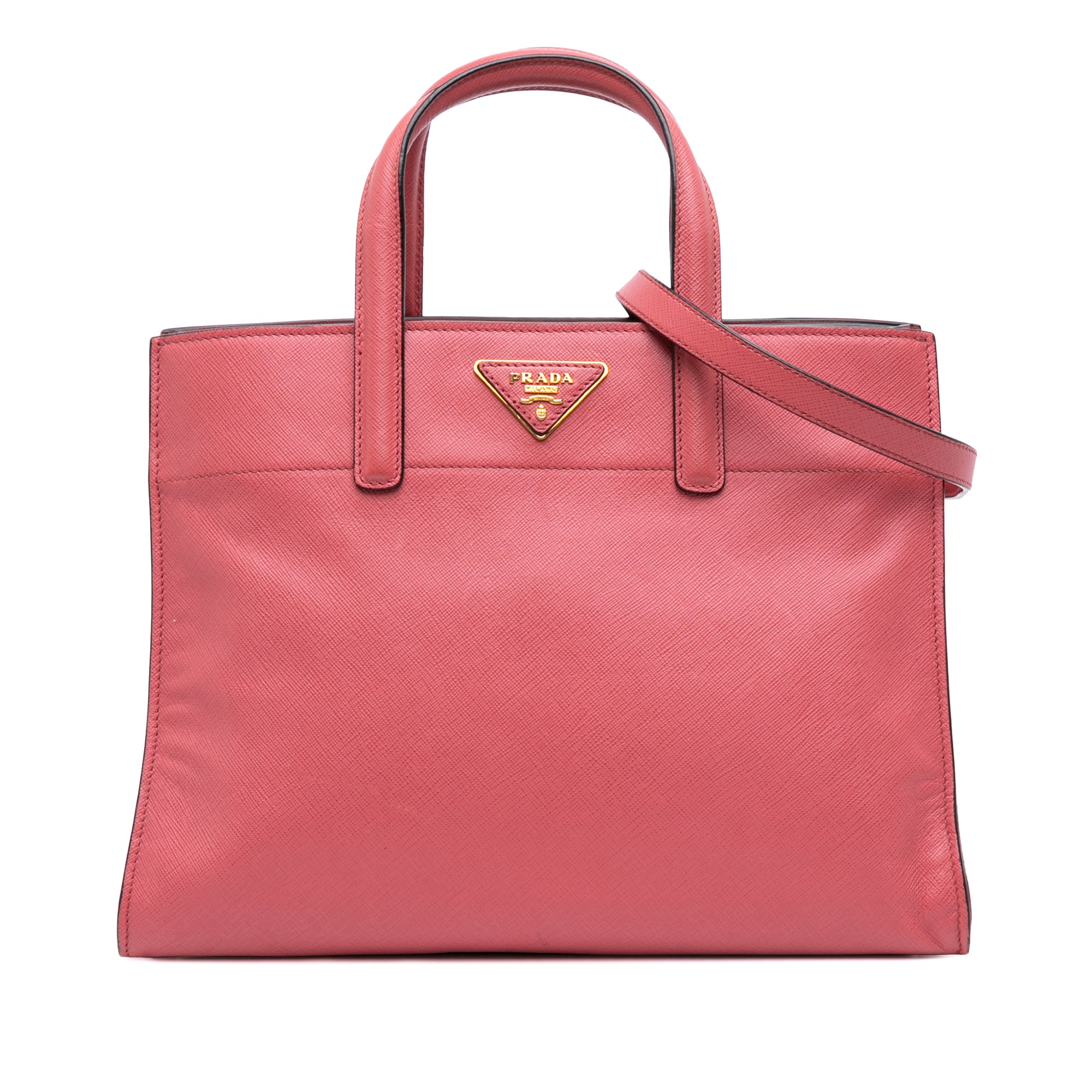 Saffiano Soft Triple Pocket Tote