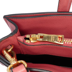 Saffiano Soft Triple Pocket Tote