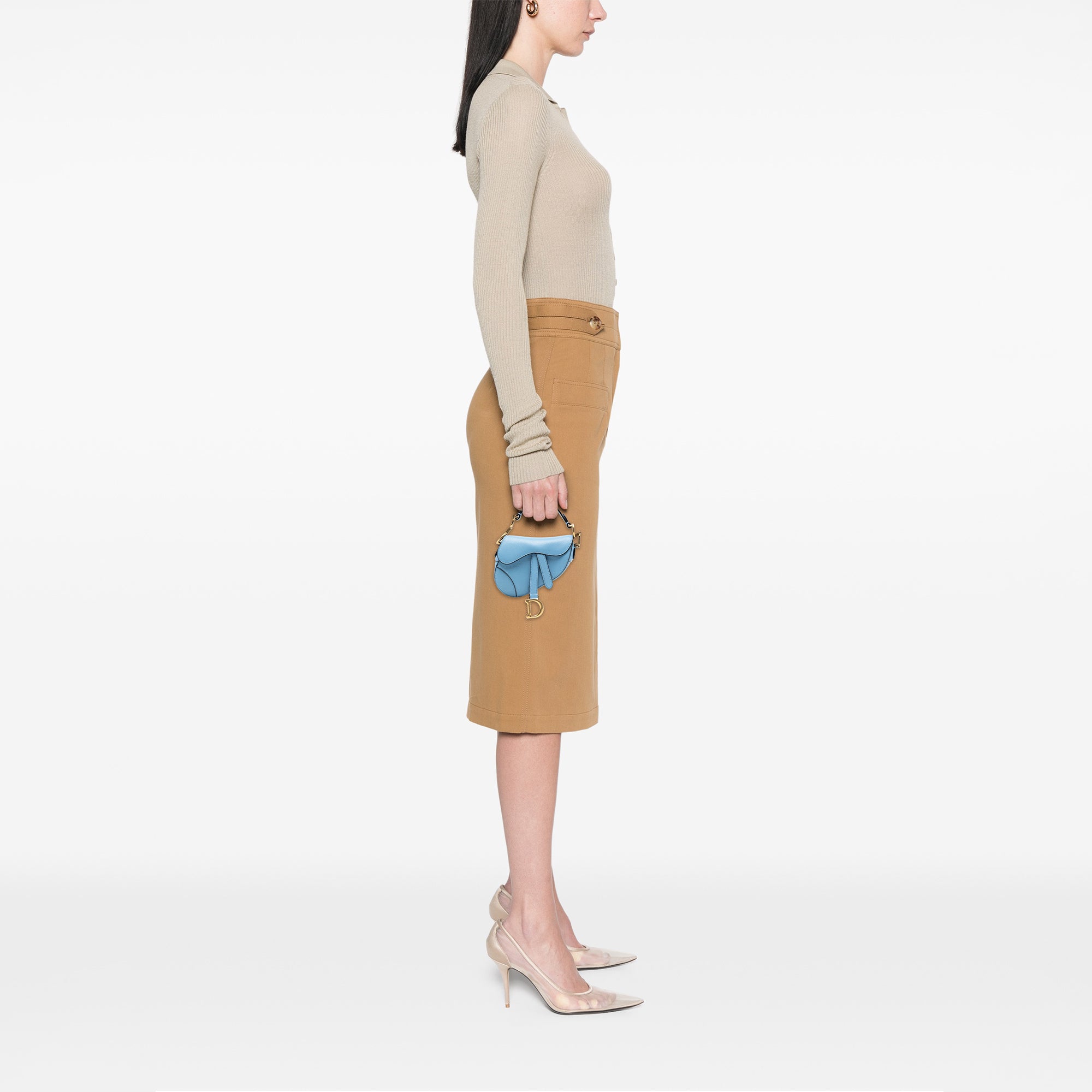 Micro Goatskin Saddle Bag