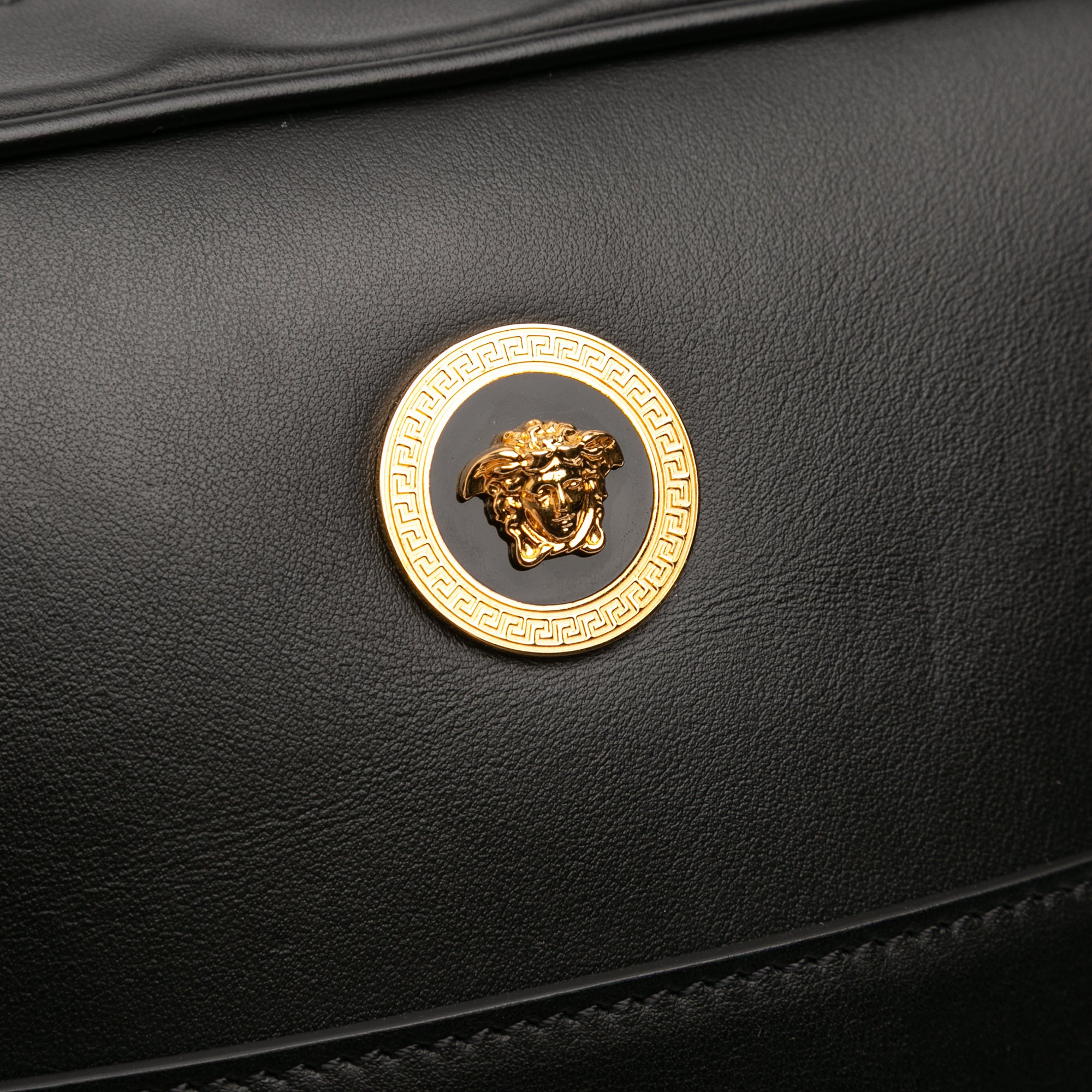 Leather Medusa Crossbody
