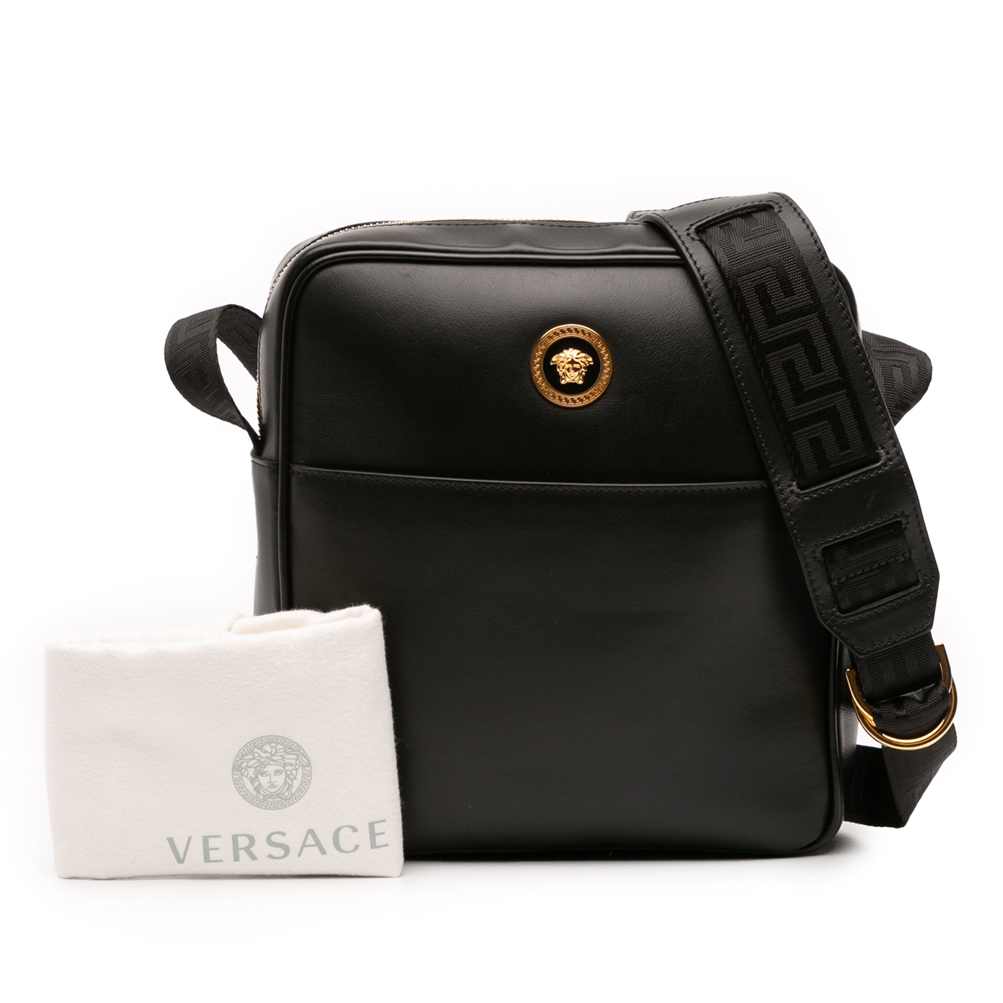 Leather Medusa Crossbody