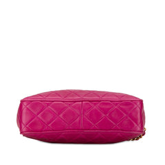 CC Quilted Lambskin Tassel Crossbody