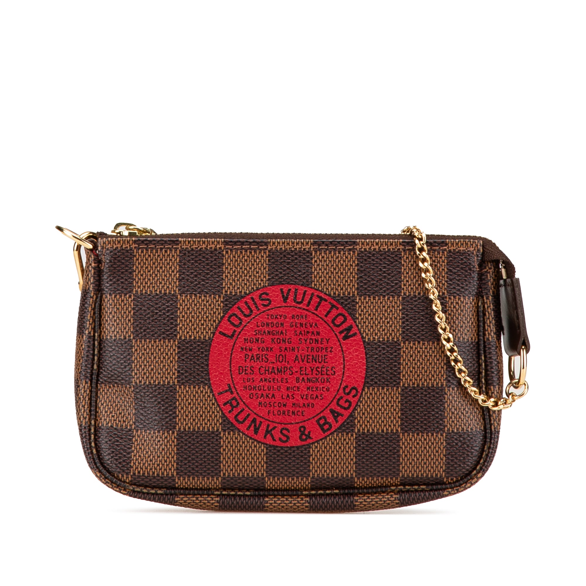 Damier Ebene Trunks and Bags Mini Pochette Accessoires