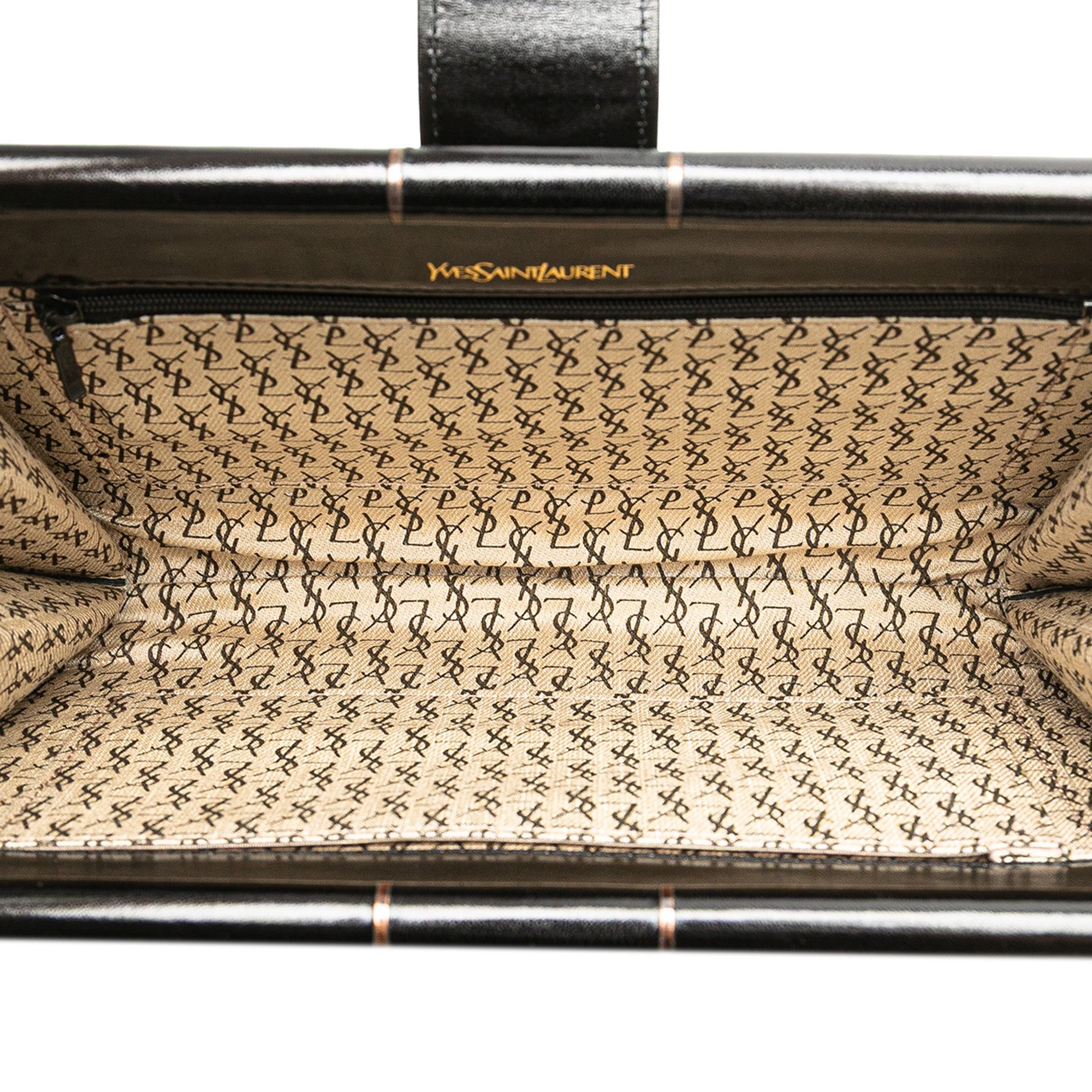 Leather Chevron Monogram Clutch