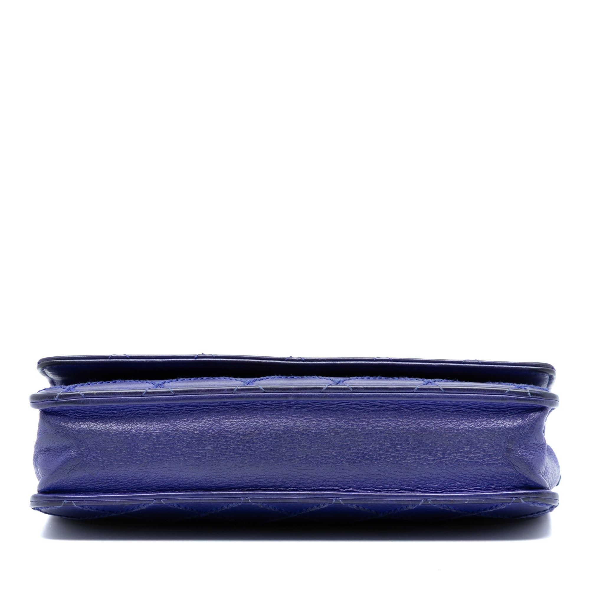 CC Quilted Calfskin Fancy Wallet On Chain