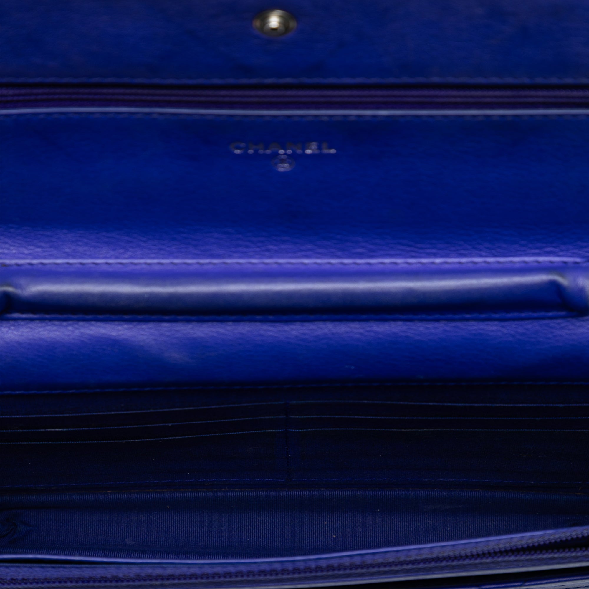 CC Quilted Calfskin Fancy Wallet On Chain