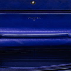 CC Quilted Calfskin Fancy Wallet On Chain