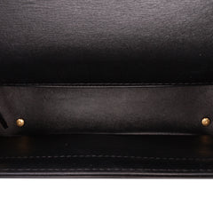 Medium Leather Vlogo Chain Shoulder Bag